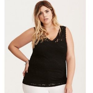 torrid lace tank top size 1x women
